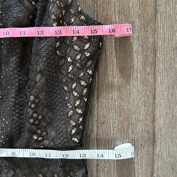 White House Black Market Eyelet Maxi Dress with Slit - Picture 11 of 11